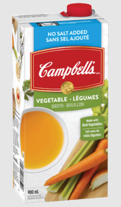 Picture of Campbell/'s  Ready To Use No Salt Vegetable Broth 900 Ml