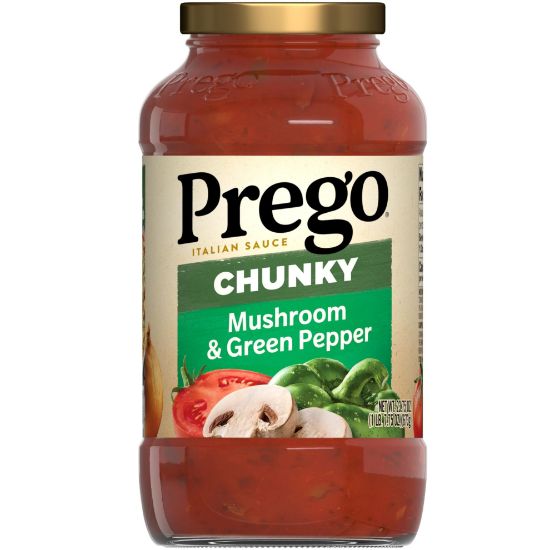 Picture of Prego Chunky Mushroom & Green Pepper Pasta Sauce 23.75 Oz