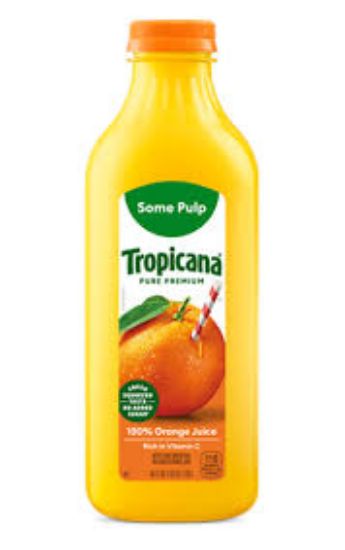 Picture of Tropicana Pp Oj Hmstyl Some Pulp 46 Oz