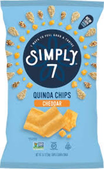 Picture of  Simply7 Quinoa Chip Cheddar 3.50 Oz