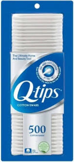 Picture of Q-tips Cotton Swabs 500 Ct