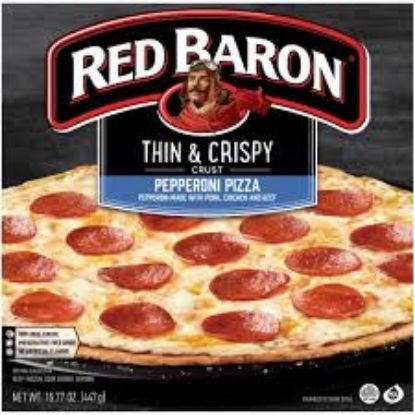Picture of Red Baron Thin & Crispy Pizza Pepperoni 15.77 Oz