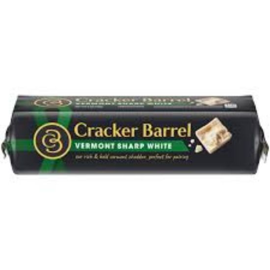 Picture of Cracker Barrel Cheese Block Vermont Sharp White Cheddar 8 Oz