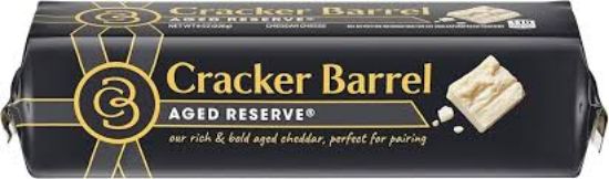 Picture of Cracker Barrel Cheese Block Aged Reserved Cheddar 8 Oz