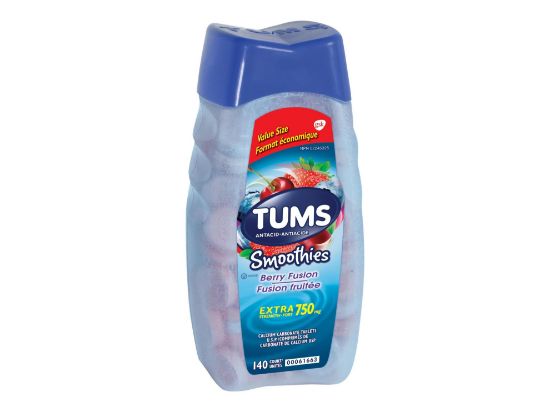 Picture of Tums Smoothies Berry Fusion 60 Ct
