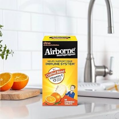Picture of Airborne Chewable Vitamin C32 Tablets 1 Ct