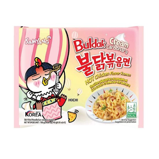 Picture of Samyang Buldak Spicy Chicken Noodle - Cream Carbo 23.8 Oz