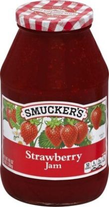 Picture of Smuckers Strawberry Jam 32 Oz