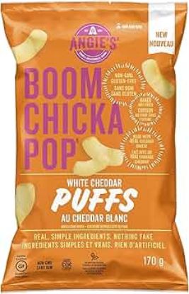 Picture of Angies White Cheddar Puffs 170 Grams