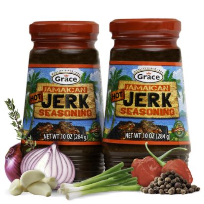 Picture of Grace Jamaican Hot Jerk Seasoning 10 Oz