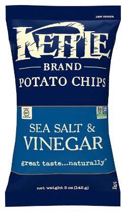 Picture of Kettle Kettle Potato Chips Sea Salt & Vinegar 5 Oz