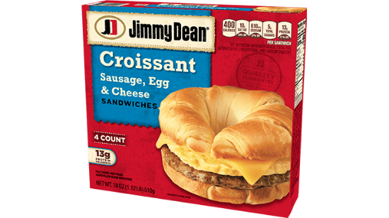 Picture of Jimmy Dean Sausage Egg Cheese Croissant 4 Ct