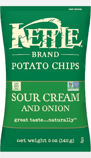 Picture of Kettle Kettle Potato Chips Sour Cream & Onion 5 Oz