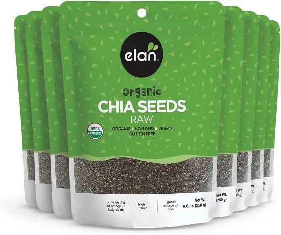 Picture of Elan Organic Chia Seeds 8.8 Oz