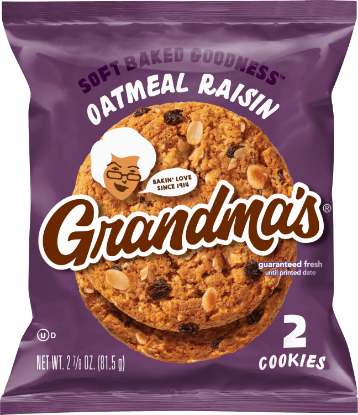 Picture of Grandma/'s Oatmeal Raisin Chips Cookies 84.5 Grams