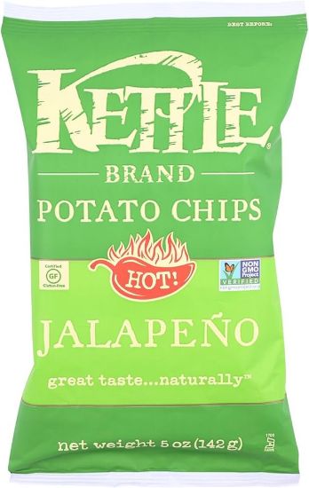 Picture of Kettle Kettle Potato Chips Jalapeno 5 Oz