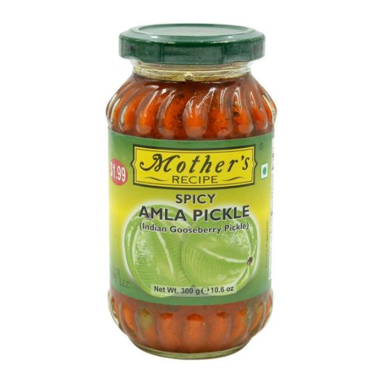 Picture of Mothers Recipe Spicy Amla Pickle 300 Grams