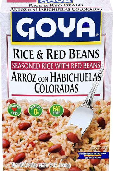 Picture of Goya Low Sodium Rice & Red Beans 7 Oz