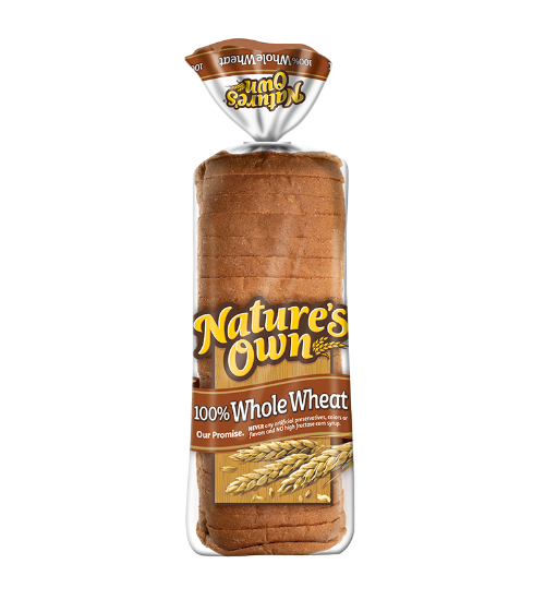 Picture of Natures Own 100% Whole Wheat Bread 20 Oz