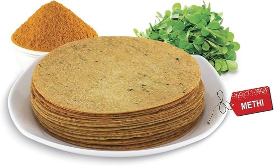 Picture of Krishbhog Methi Khakhra 200 Grams