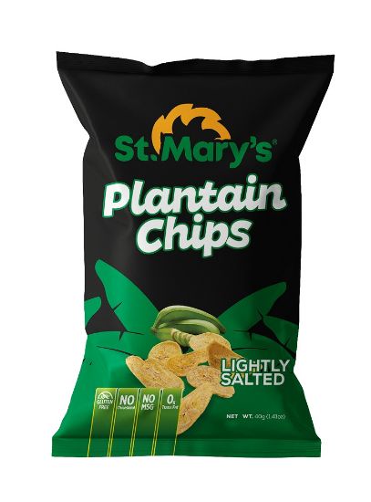 Picture of St Mary/'s Plantain Chips Salted 45 Grams