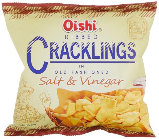 Picture of Oishi Cracklings Salt & Vinegar 50 Gm