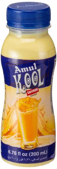Picture of Amul Kesar Drink Bottle 180 Ml