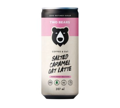 Picture of Two Bears Salted Caramel Coffee Frothed Latte 207 Ml