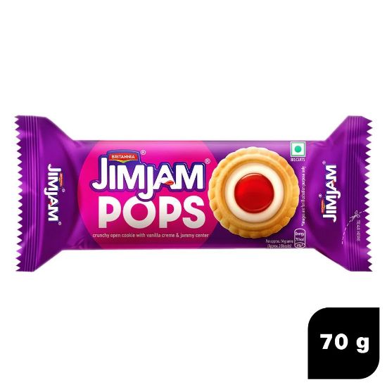 Picture of Britannia Jim Jam Pops 70 Grams