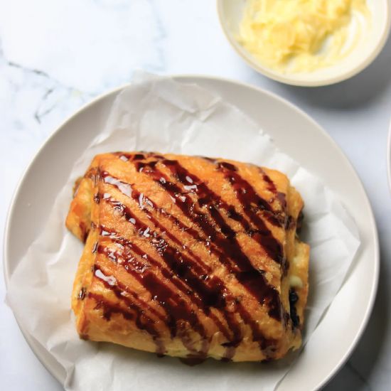 Picture of The Bake Shop Pain Au Chocolate Bun Roll 1 Pc