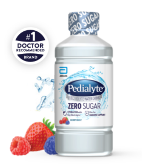Picture of Pedialyte No Sugar Berry Electrolyte 1 Lt