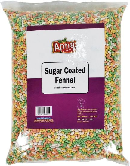 Picture of Apna Fennel Seeds Sugar Coated 100 Grams