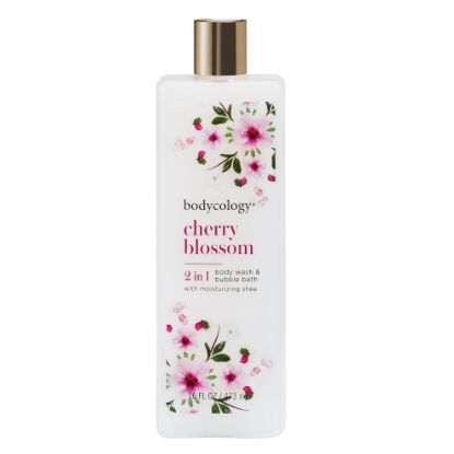 Picture of Bodycology Cherry Blossom 2in1 Body Wash & Bubble Bath 16 Oz