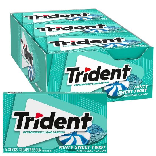 Picture of Trident Minty Sweet Twist 1 Ct
