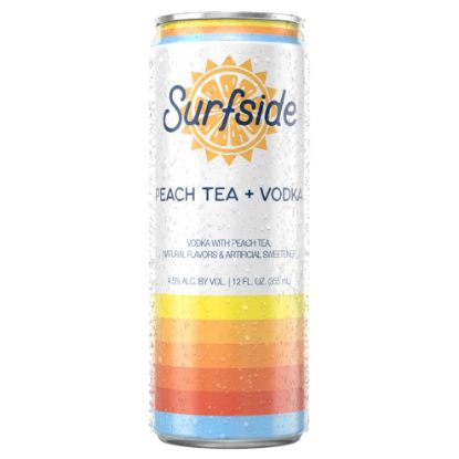 Picture of Surfside Peach Tea & Vodka 355 Ml