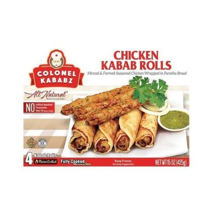 Picture of Colonel Kababz Chapli Kabab Paratha Wrap 280 Grams