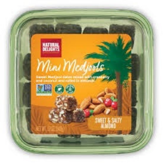 Picture of Natural Delights Date Mini medjools  Almond Roll 12 Oz