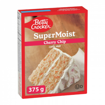 Picture of Betty Crocker Super Moist Cake Mix Cherry Chip 375 Gm