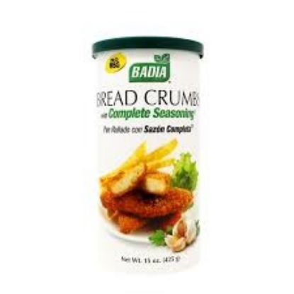 Picture of Badia Bread Crumbs W/Complete Seasoning 15 Oz