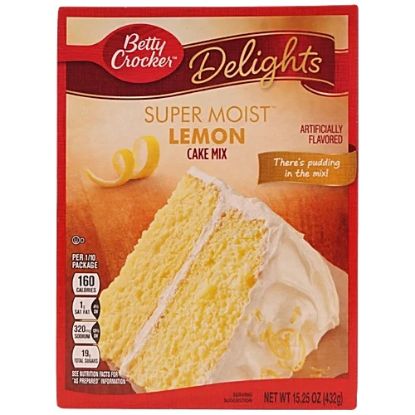 Picture of Betty Crocker Super Moist Cake Mix Lemon 3.75 Gm