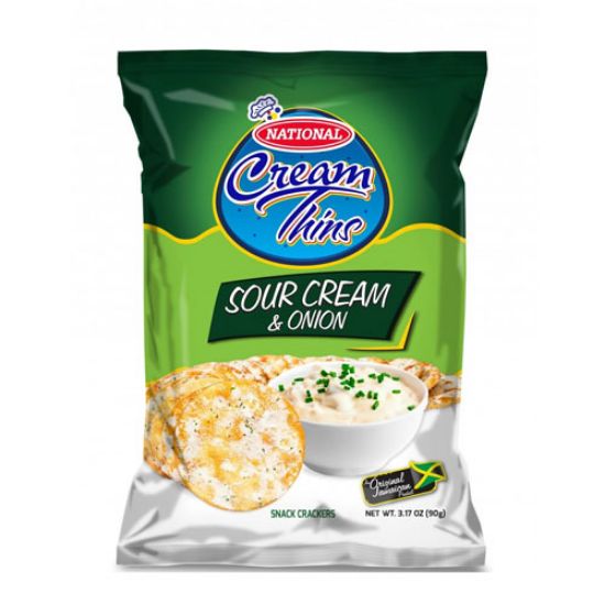 Picture of National Cream Thins Sour Cream & Onion 3.17 Oz