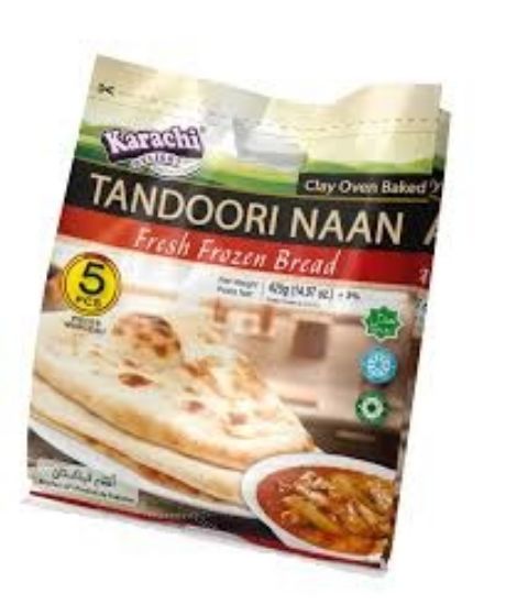 Picture of Karachi Delight Tandoori Naan Reg Pack 85 Grams