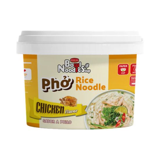 Picture of Pocas Pho Rice Noodles Chicken Flavor 2.82 Oz
