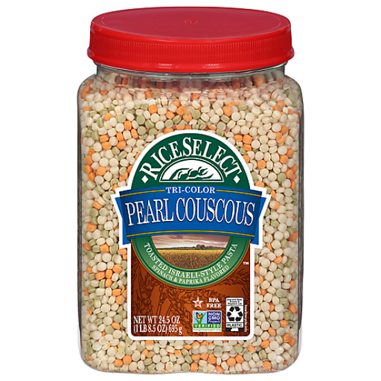Picture of Tri Color Pearl Couscous Rice Select 24.5 Oz