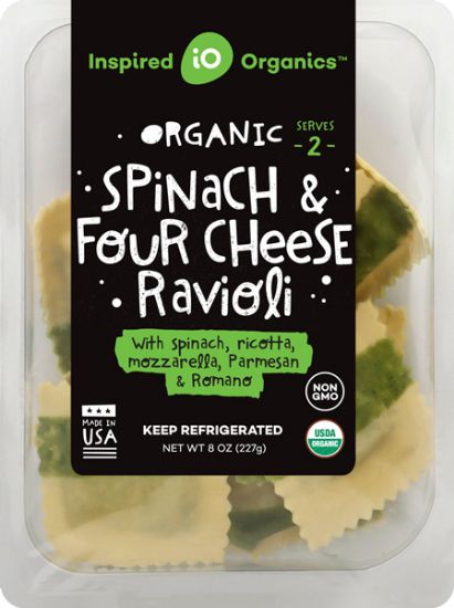 Picture of Inspired Organics Ravioli Spinach & Cheese 8 Oz
