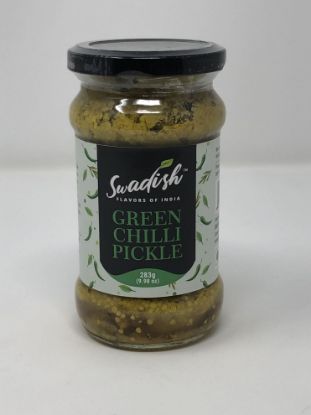 Picture of Swadish Green Chilli Pickle 283 Grams