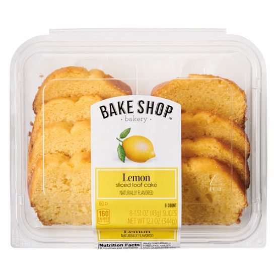 Picture of The Bake Shop Lemon Loaf Sliced single 1 Pc
