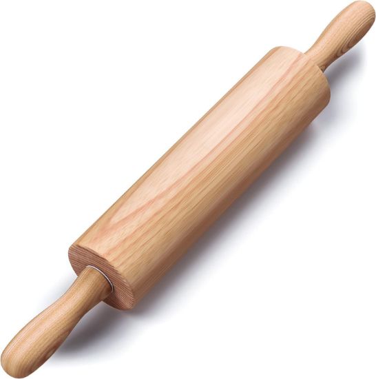 Picture of Wooden Rolling Pan With Pin 1 Pc