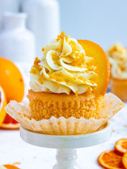 Picture of Cream Filled Orange Cupcake 1 Select