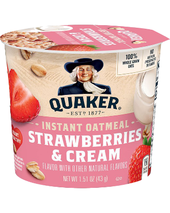 Picture of Quaker Strawberry Oatmeal Cup 1 Oz